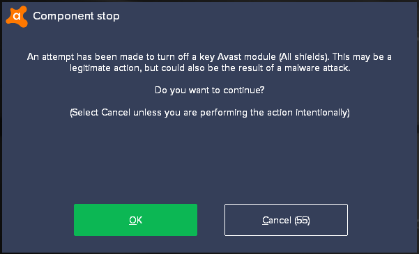 disable avast mac for superuser